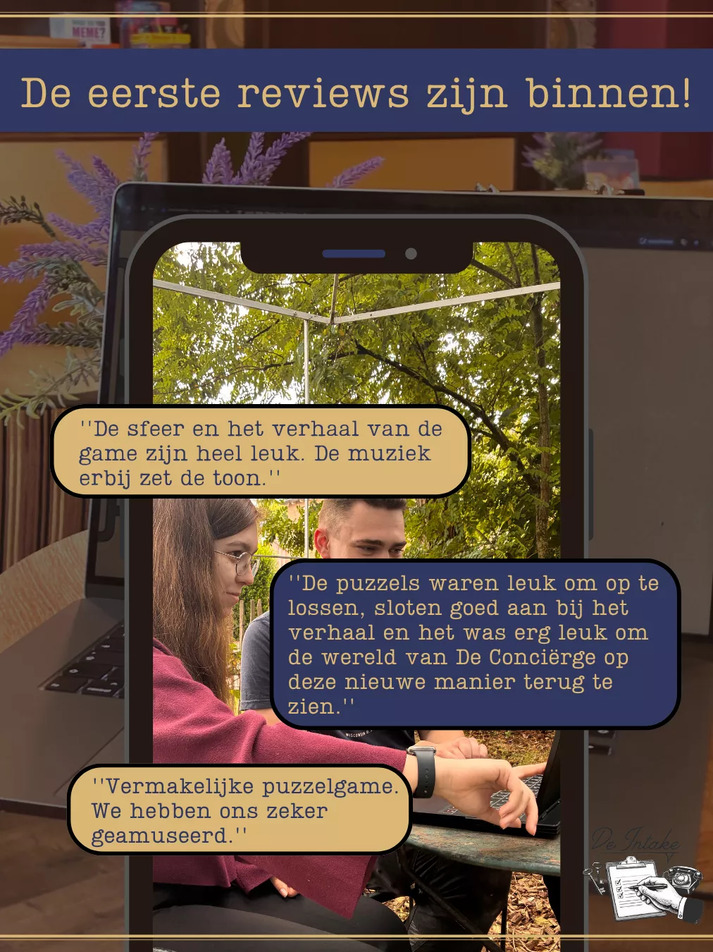 De eerste reviews van De Intake!