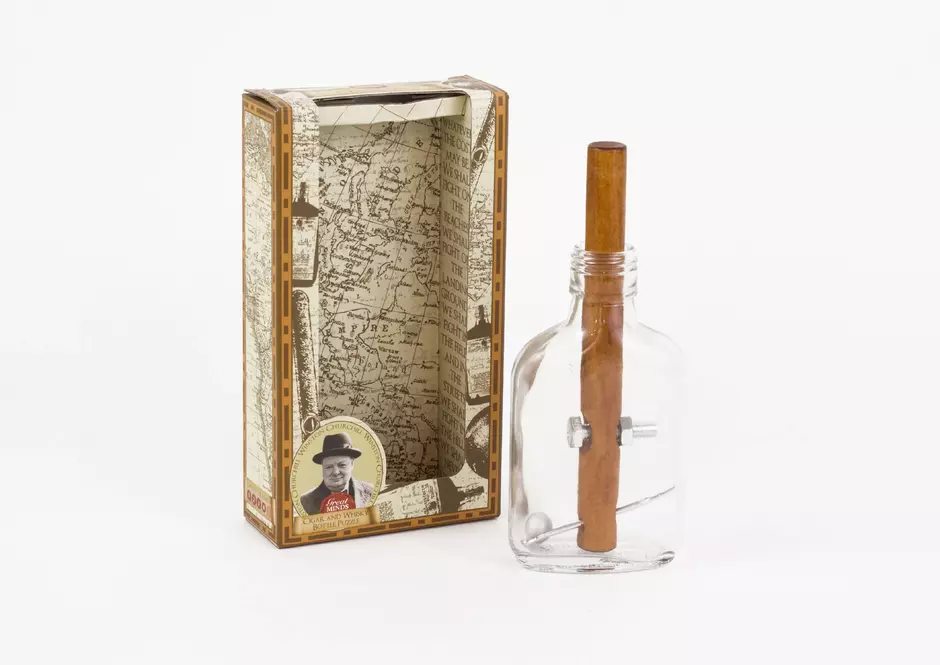 Great Minds Churchill’s Cigar and Whisky Bottle Puzzle