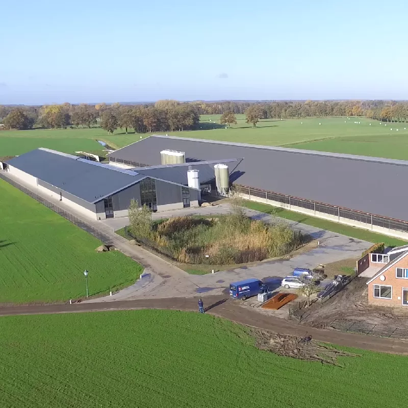 Drone beeld van de Rapperdsweg