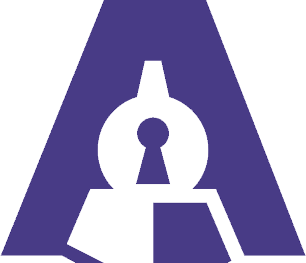 Groot Awaretrain logo in het paars